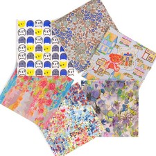 6 PCS 18x18 Inch Fat Quarters Fabric Bundles Cotton Patchwork Quilt Squares