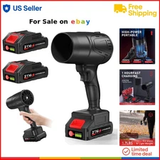 Cordless Leaf Blower 20000RPM 150MPH Lithium Ion Battery Portable Yard Cleanup