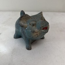 Vintage Metal Piggy Bank By Banthrico Chicago USA. No Door