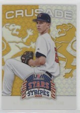 2015 Panini Stars and Stripes Crusade Gold 7/25 AJ Cole #1 0c2