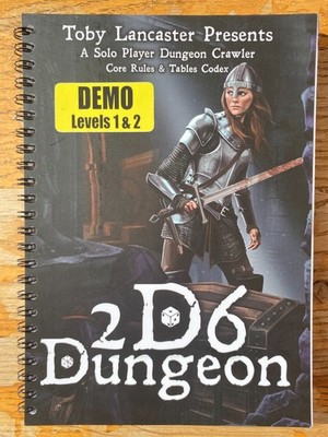 2D6 Dungeon Spiral Bound DEMO Edition - Level 1 und 2 | DR Spiele Sekunden