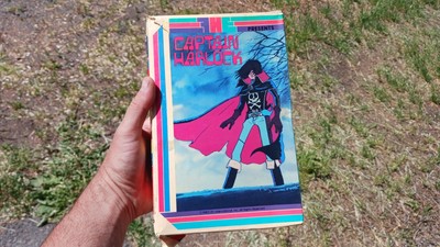 Captain Harlock, Ziv VHS 1980, Rare, Used. Leiji Matsumoto Hardlock