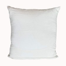 Stonewashed Linen Pillow Euro Sham