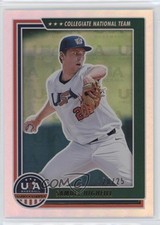 2022 USA Baseball Stars & Stripes Team Logo Gold 20/25 Samuel Highfill #43 0i4k