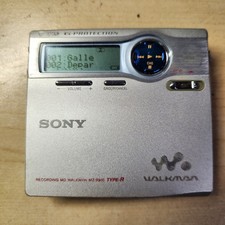 Sony MZ-R910 MD Walkman Portable Minidisc Player Silver Japan Tested WORKING