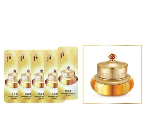 The history of Whoo Intensive Nutritive Cream 1ml x 50 Pcs Qi & Jin Cream Newist