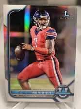 2022 Bowman Chrome University Malik Willis 1st Refractor 🔥