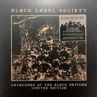 2xLP Black Label Society Catacombs Of The Black Vatican INCL. 7inch NEAR MINT