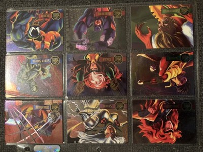 1995 Flair Marvel Annual - Power Blast - Complete 24 Card Set - NM/MT