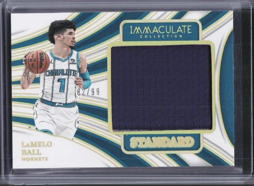 2023-24 Immaculate #TST-BAL LaMelo Ball The Standard Jersey Relic #/99