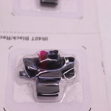  2-Pk Roller Ribbon Cartridge Black and Red Ink IR40T