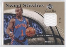 2006-07 Upper Deck Sweet Shot Stitches Memorabilia Gold 38/50 Steve Francis 0b9