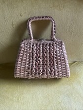 Vintage SIMON Wicker Handbag Purse