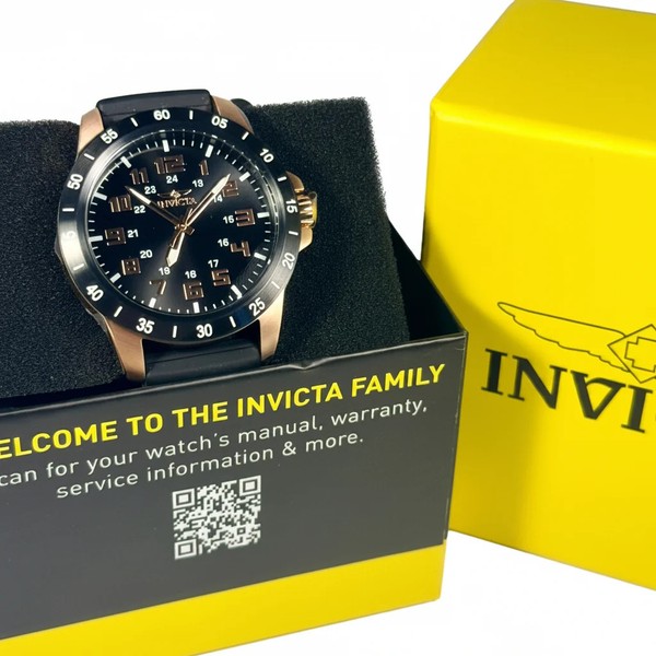 40000a Pro Diver para hombre, 45 mm, acero inoxidable rosa, esfera negra, correa de silicona 3