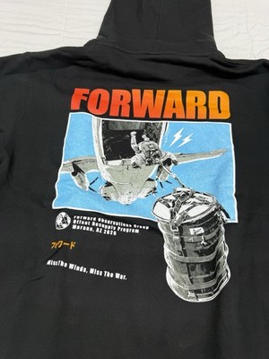 Forward Observations Group Black Graphic Print Pullover Hoodie