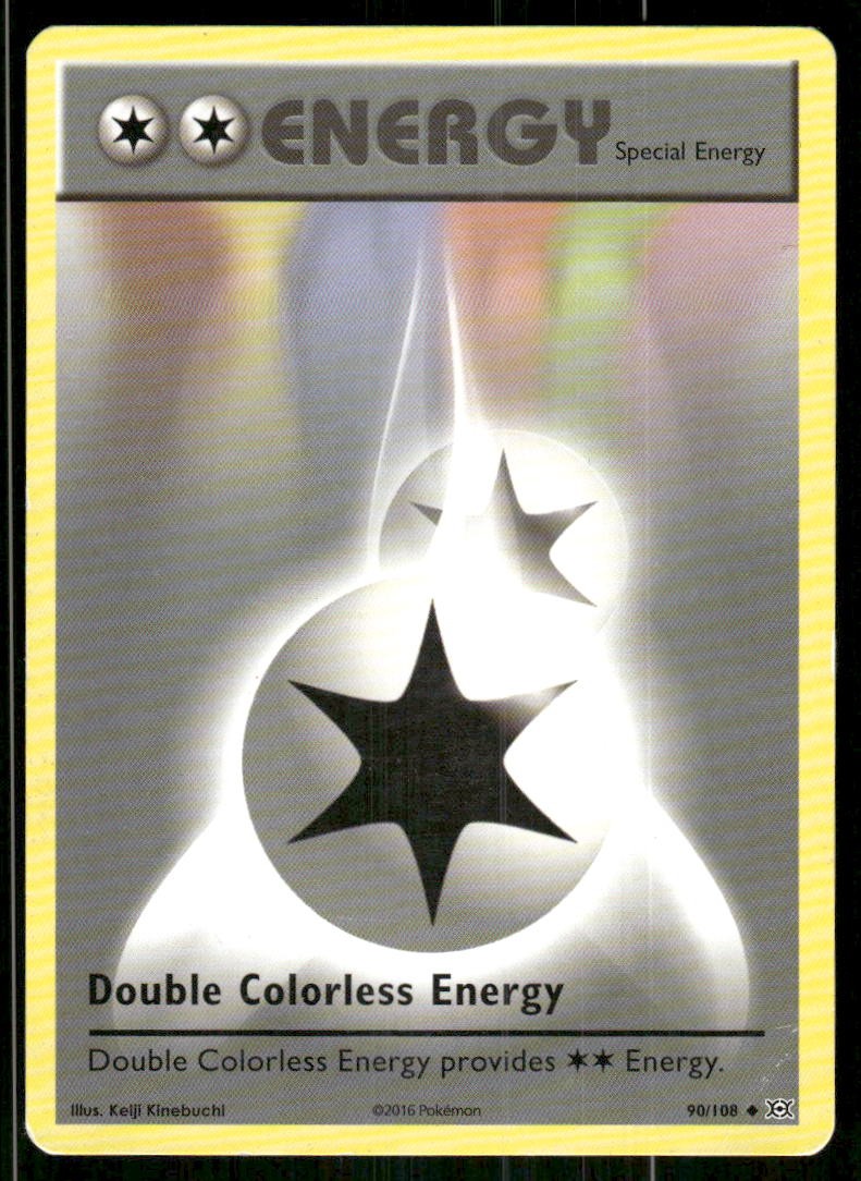 Double Colorless Energy 90/108 Uncommon Evolutions Pokemon MP