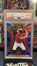 2024 Panini Select - Phenomenon Kyle Teel #11 Blue Prizm /49 (RC) POP 1 PSA 10