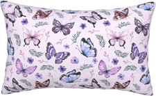 Butterflies Pillow Cases Pillow Covers Pillow Protector Standard Queen Size, Sof
