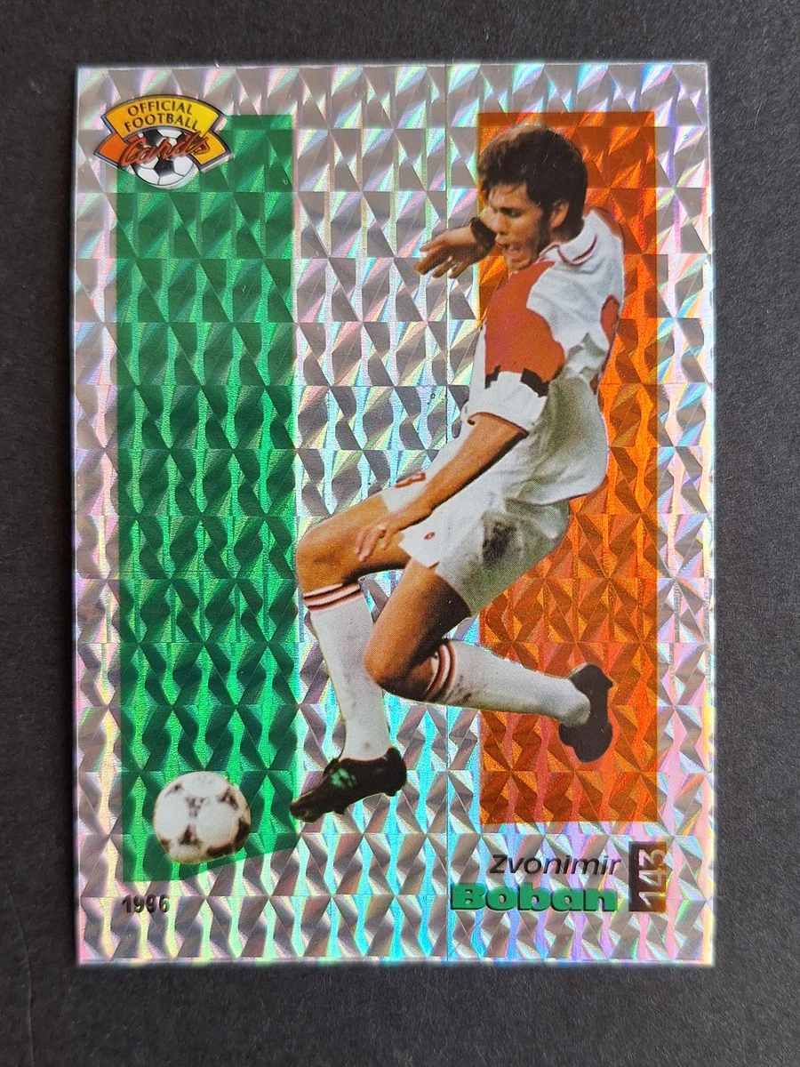 Zvonimir Boban of AC Milan in action during the Italian Serie A game