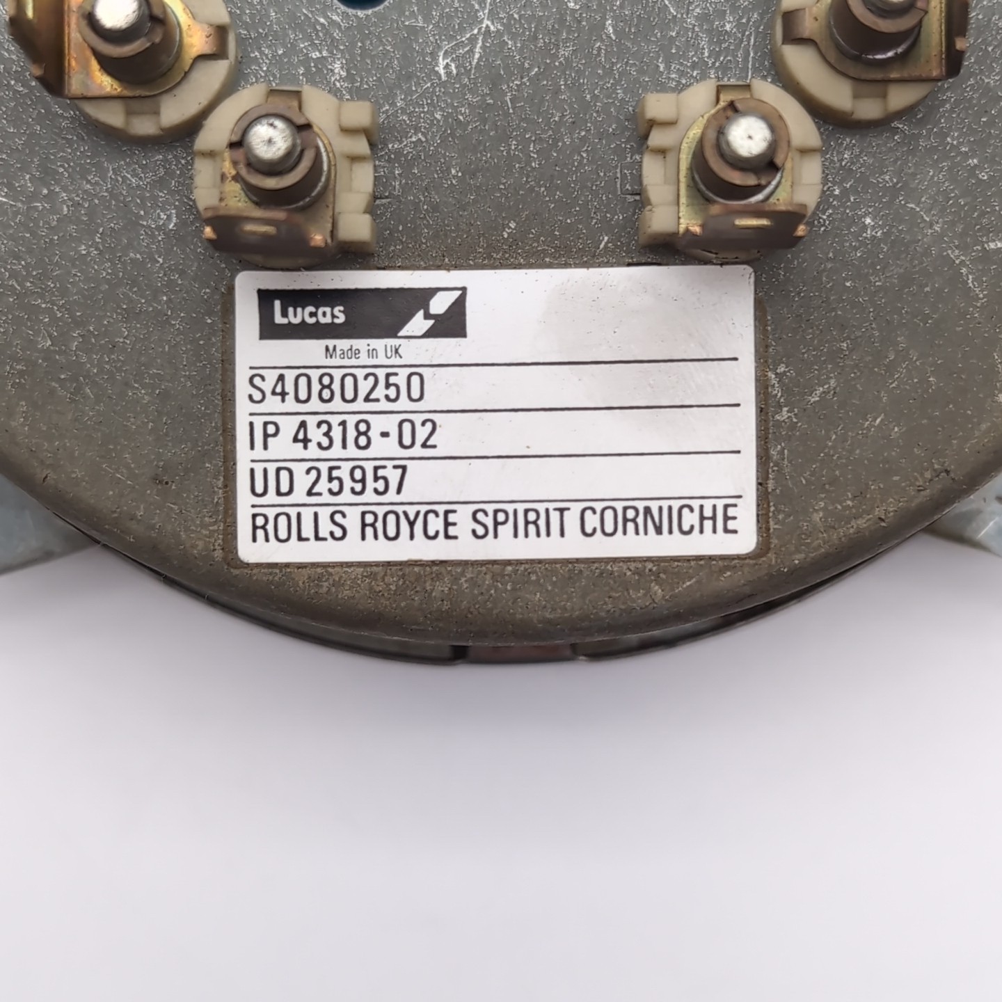 1977 - 1989 Rolls Royce Spirit Corniche Instrument Cluster 4 in 1 Gauge UD25957