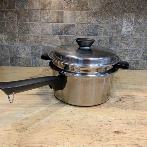 Vintage Regal Ware Duncan Hines 3 Quart Menge 3-lagig 18-8 Edelstahl mit Doppelkochen