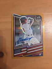 2026 Panini USA Stars & Stripes Xander Tiller Gold Auto /10 Autograph Prizm