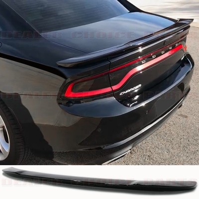 For 2011-20 21 2022 2023 Dodge Charger HELLCAT Style Spoiler PAINTED PX8 BLACK