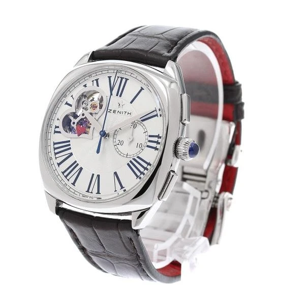 Zenith — Zenith Star Open 03.1925.4062 37mm SS Silver Dial Automatic Watch #C4526