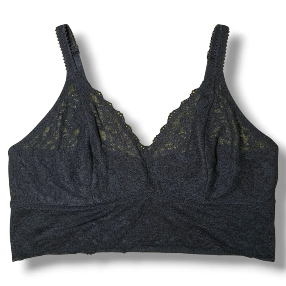 Bralette ajustable de encaje transparente negro sin forro tórrido para mujer talla 2X nuevo sin etiquetas Foto 3 de 4