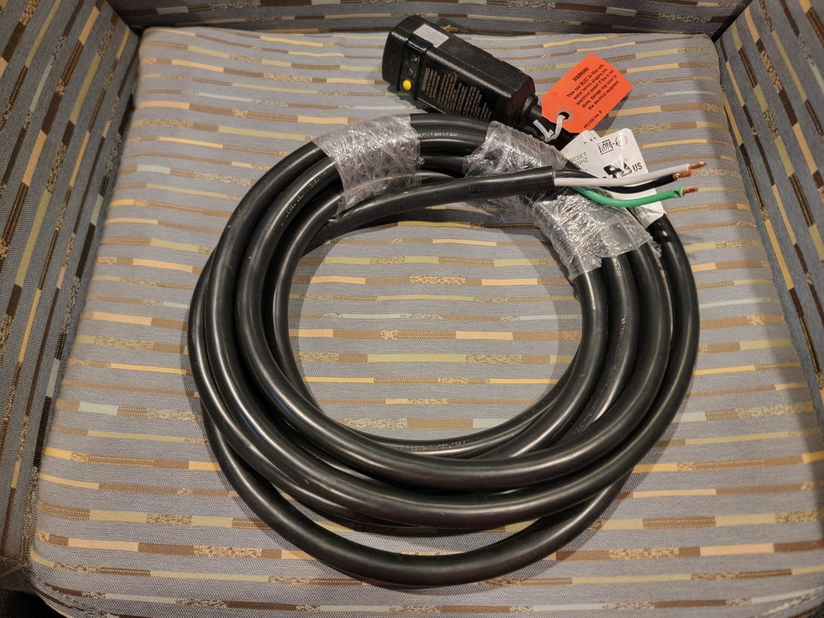 GFCI Hot Tub Power Cord 20 Amp 120 volt 115v 18 Foot Outdoor Spa