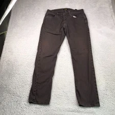 Flint & Tinder 365 Pants Mens 33 (34x31) Black Stretch Casual Chino Huckberry
