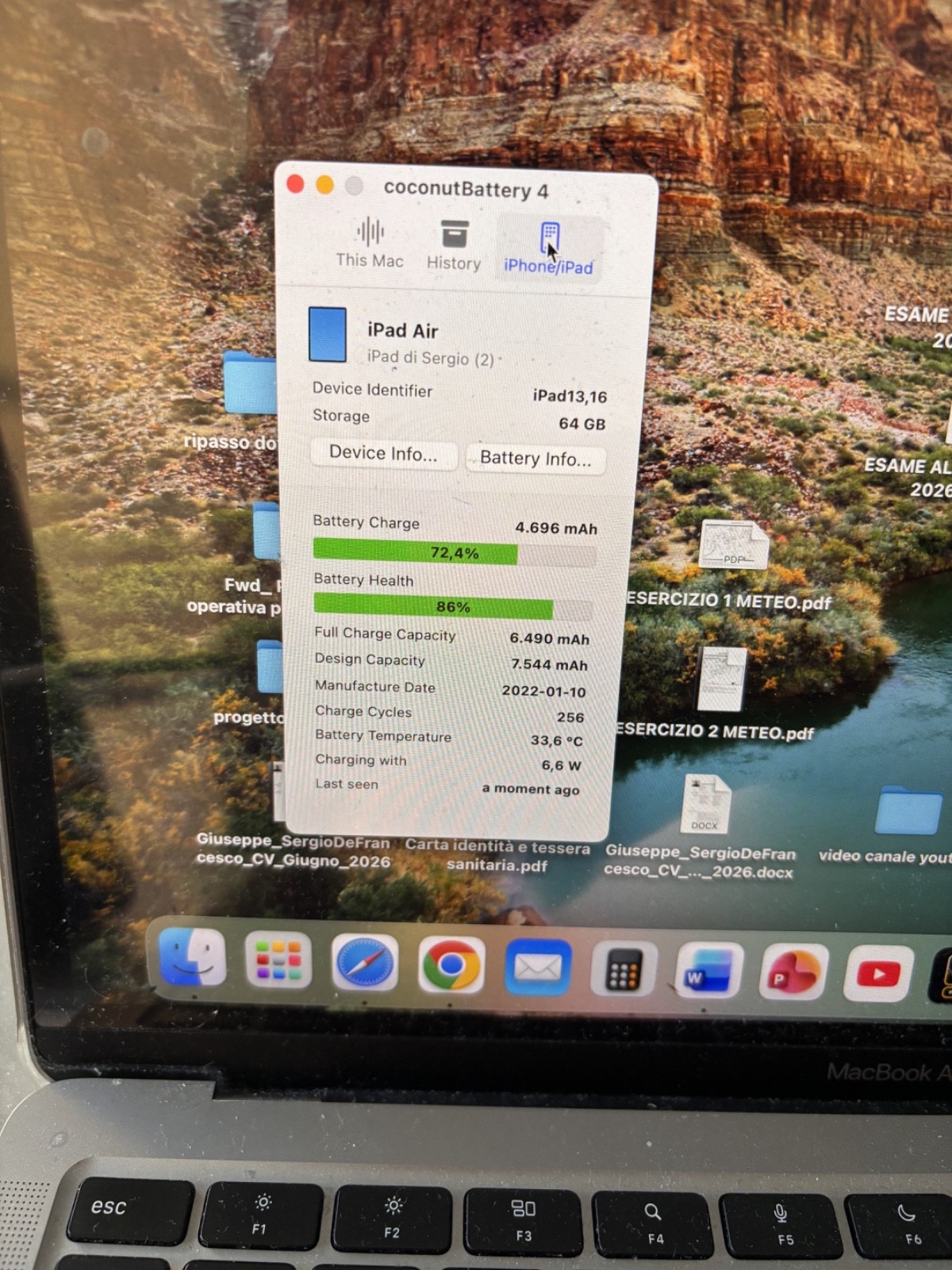 iPad Air M1 64GB Wi-Fi Grigio Siderale - Pari al Nuovo con Scatola e Caricatore