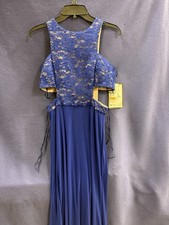 Royal Blue Prom Dress Morgan  Co Size 7/8