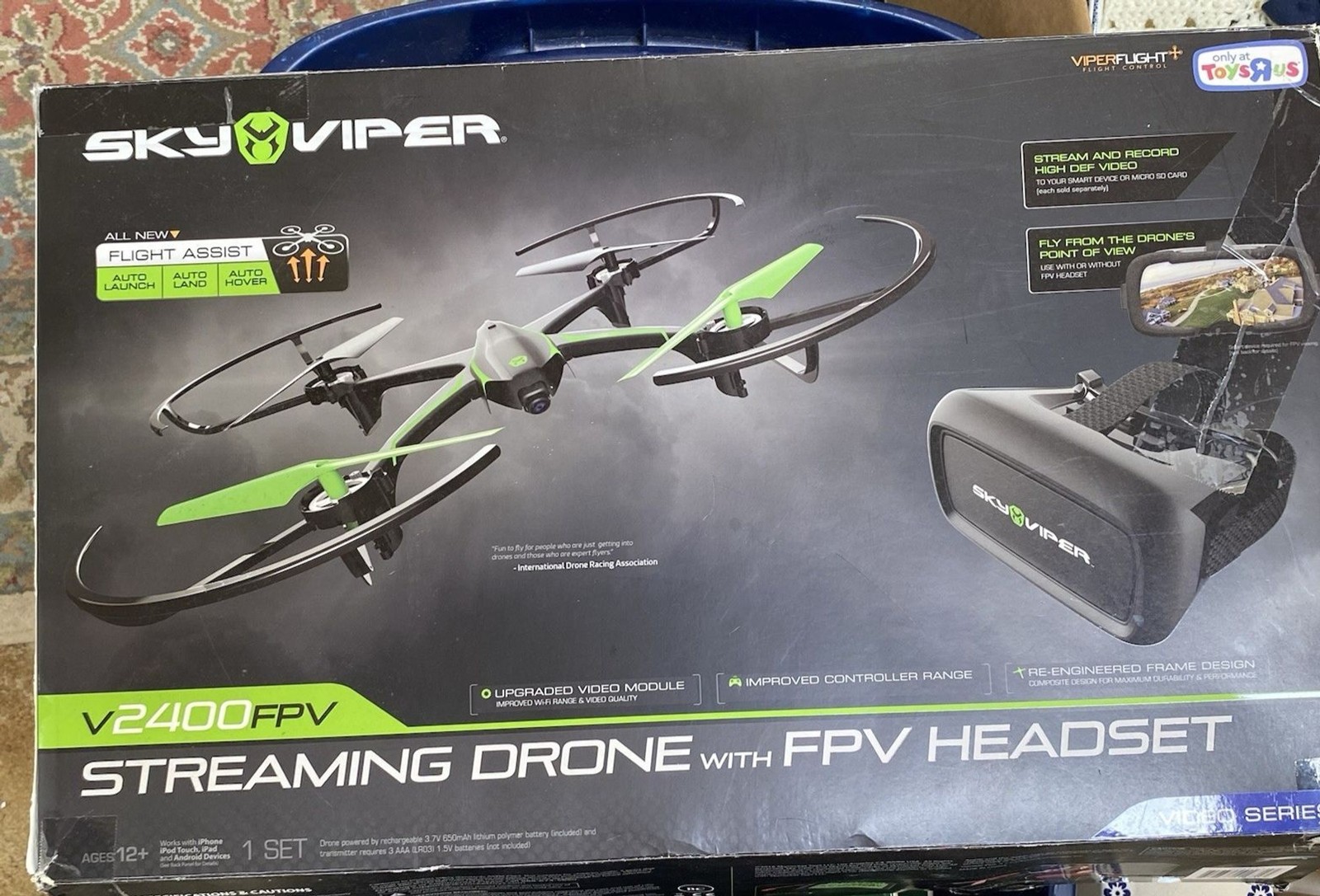 2016 Toys R Us Exclusive Sky Viper V2400FPV Streaming Drone 