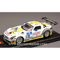 Mercedes Sls Amg GT3 N.22 3Rd Nurburgring 2013 1:43 Spark Model Auto Competizion