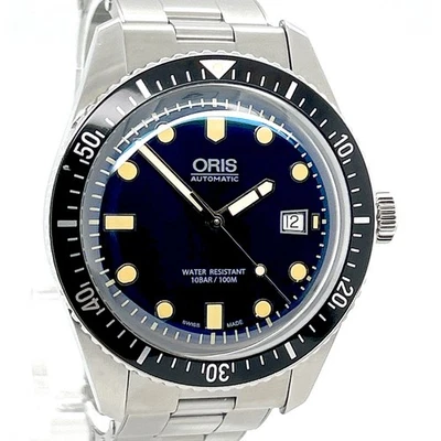 Oris Divers Sixty-Five Automatic Deepblue Date Edelstahl & Edelstahlband Fullset - Bild 1 von 4