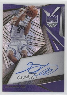 2019-20 Panini Revolution De'Aaron Fox #AG-DFX Auto 3l1
