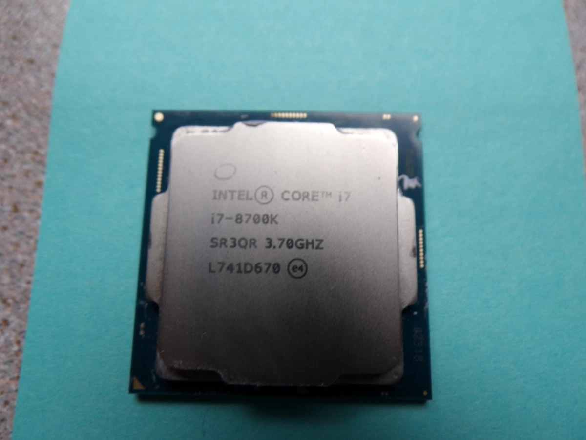 Intel Core i7-8700K Processor Model Computer Processors LGA 1151
