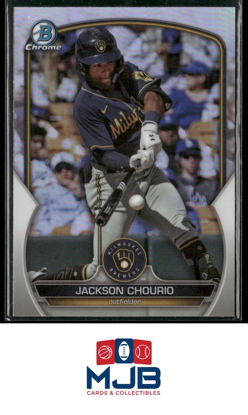 2023 Bowman Draft Jackson Chourio Chrome Refractor #BDC-156