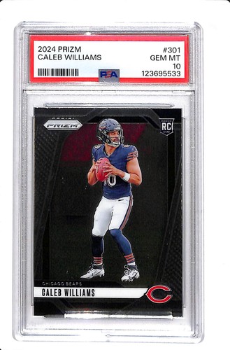 2024 PANINI PRIZM CALEB WILLIAMS ROOKIE PSA 10 #301
