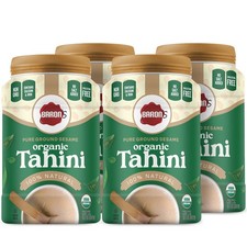 Baron's USDA Organic Tahini Pure Sesame Paste  4 x 16 oz 1 Pound Pack of 4 