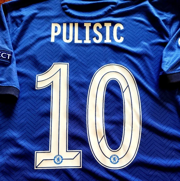 2020/21 Nike Chelsea #10 PULISIC UCL Winner Home Soccer Jersey