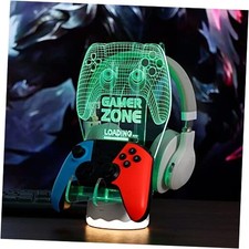 Light up Headphone Controller Holder, 16 Colors 3D LED Lights Gamepad Headset