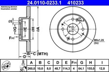 Disque de frein Rover 820