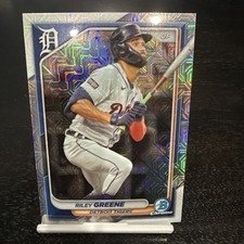 2024 Bowman Chrome Mega Box Riley Greene Mojo Refractor #16 Detroit Tigers 