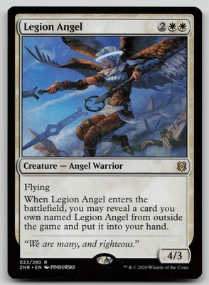 Legion Angel #23 (LP) Zendikar Rising ZNR Magic MTG