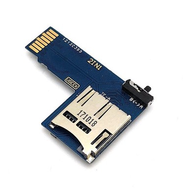 Dual microSD TF Adapter für Raspberry Pi micro SD Speicherkarte 2 Karten