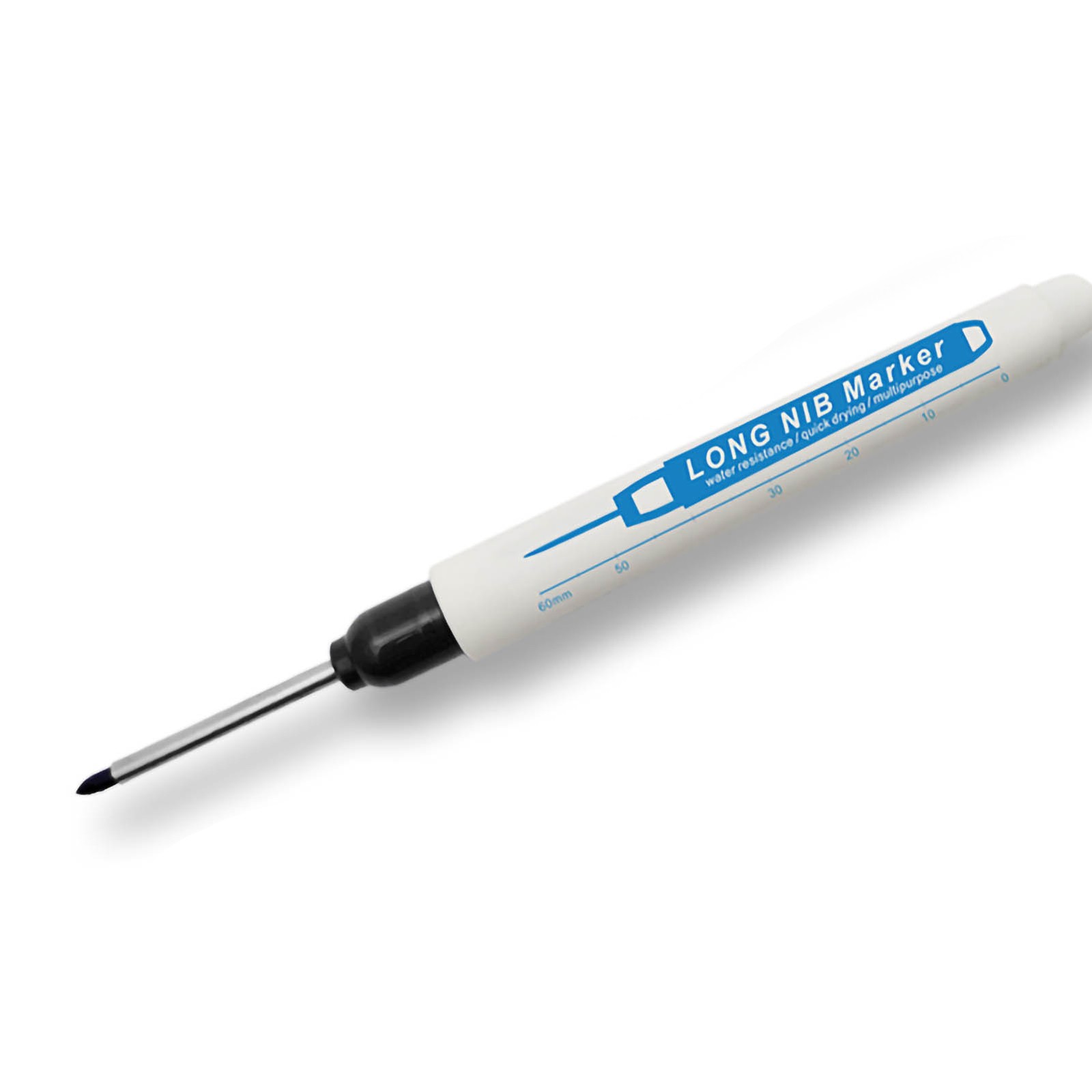 1pcs Long Nib Marking Pen Multifunctional Waterproof Deep Hole 30mm Marker☜