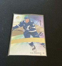 2020-21 Upper Deck SP Game Used - Authentic Rookies Cal Foote #195 Golden Burst
