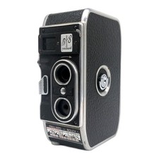 Paillard B8 8mm Double Format Film Camera Brown Motion Picture Cine Camera